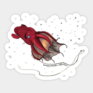 Vampire Squid Sticker